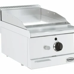 Combisteel Gas Grillplatte Chrom glatt 400 mm, Tischgerät 6 kW