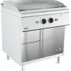 CombiSteel Gas Grillplatte glatt chrom 13kW, 800x700x900mm