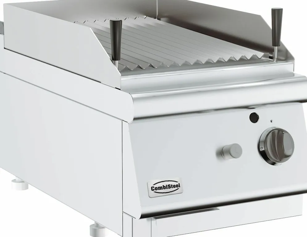 CombiSteel Gas Lavasteingrill 9kW, 400x700x300mm