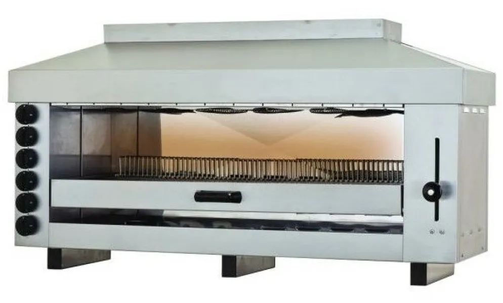 CombiSteel Gas-Salamander 6 Heizzonen, 11,7kW, 1290x500x720mm