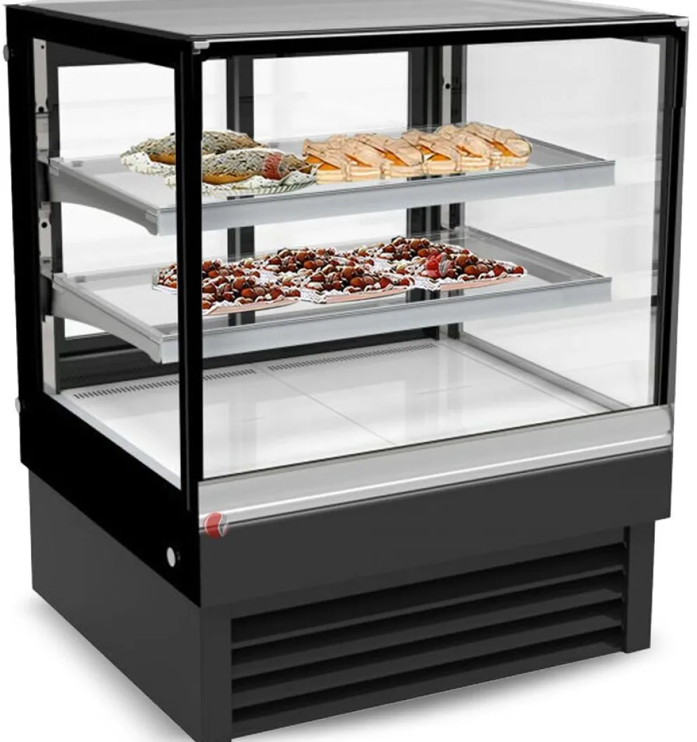 Combisteel Gebäckkühlvitrine gerade 900 mm | 190 L