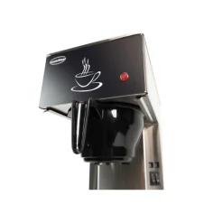Combisteel Kaffeemaschine mit Glaskanne 1,8L Edelstahl