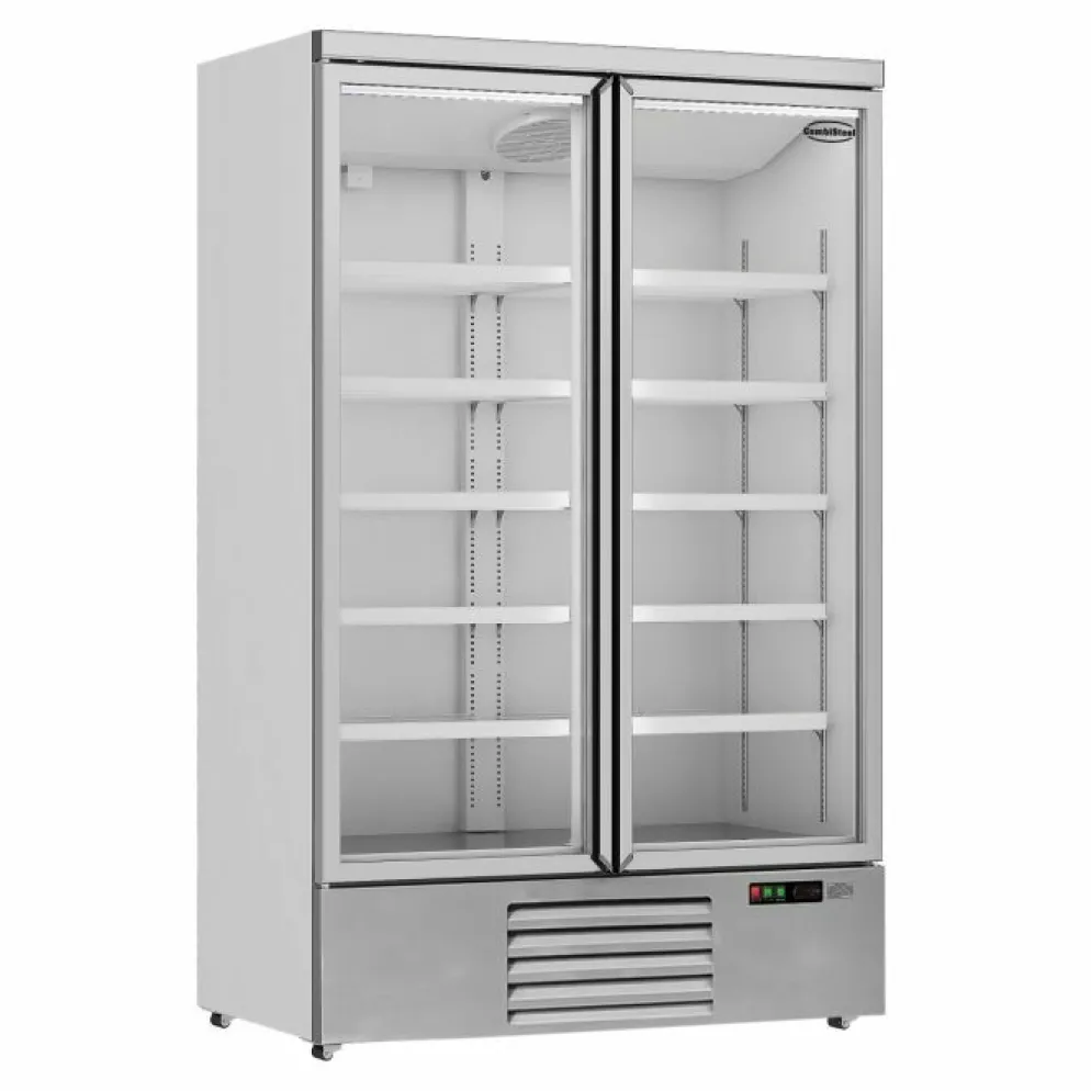Combisteel Kühlschrank 2 Glastüren JDE1000R 1253 mm