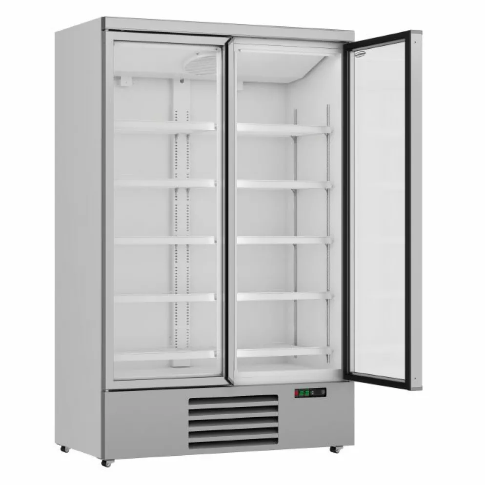 Combisteel Kühlschrank 2 Glastüren JDE1000R 1253 mm