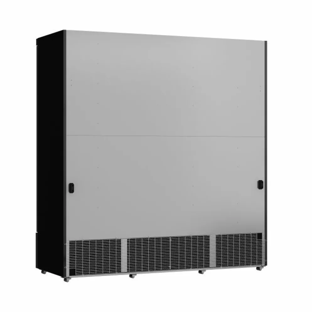 Combisteel Kühlschrank 3 Glastüren Schwarz JDE1530R BL 1880 mm
