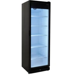 Combisteel Kühlschrank 1 Glastür Schwarz PIB360R 595 mm