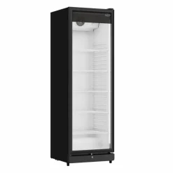 Combisteel Kühlschrank 1 Glastür Schwarz PIB360R 595 mm