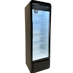 Combisteel Kühlschrank 1 Glastür Schwarz PIB280R 540 mm