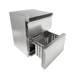 Combisteel Kühlschrank RFS 2 Schubladen Edelstahl 600 mm