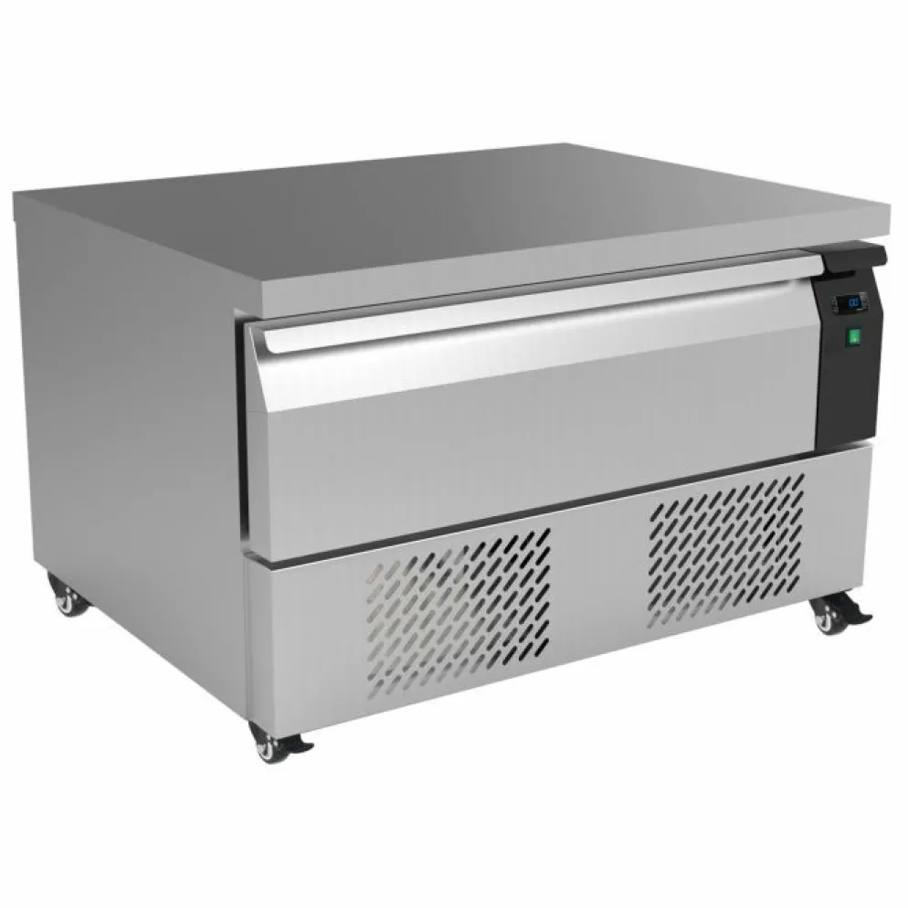 Combisteel Kühl-/Tiefkühltisch Edelstahl mit 1 Schublade, 2x 1/1 GN