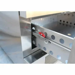 Combisteel Kühl-/Tiefkühltisch Edelstahl mit 2 Schubladen, 6x 1/1 GN