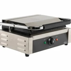 CombiSteel Kontaktgrill Panini, Platten gerillt, 440x410x190mm