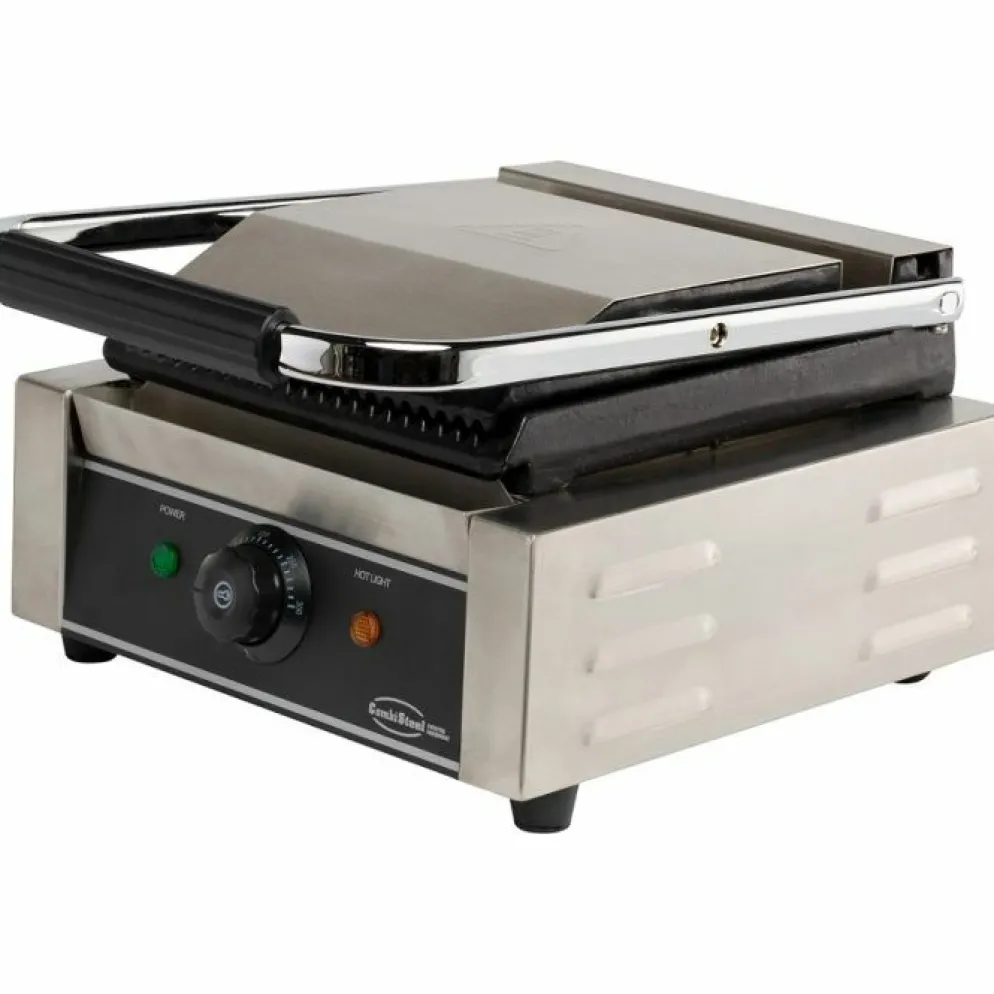 CombiSteel Kontaktgrill Panini, Platten gerillt, 320x410x190mm