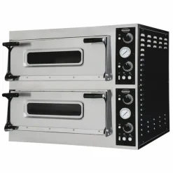 Combisteel Pizzaofen Doppelkammer für 2x 6 Pizzen,  Ø-35cm