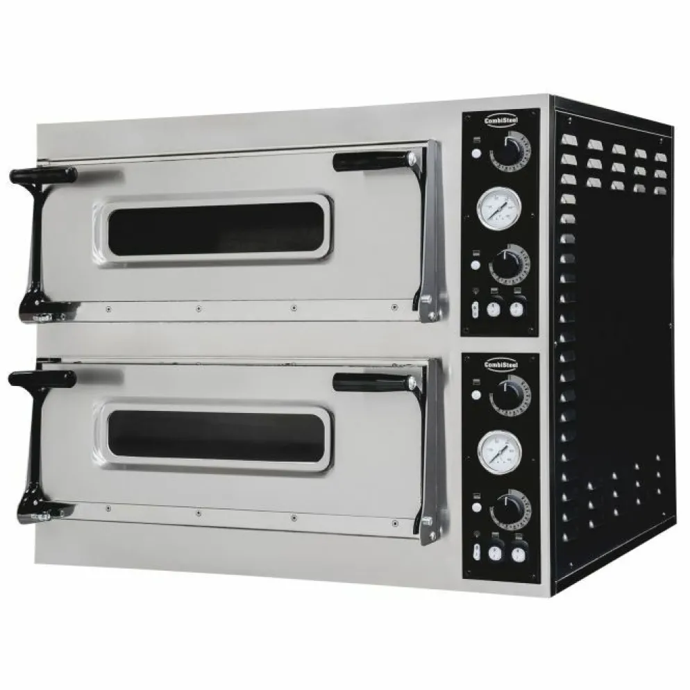 Combisteel Pizzaofen Doppelkammer für 2x 6 Pizzen, Ø-35cm