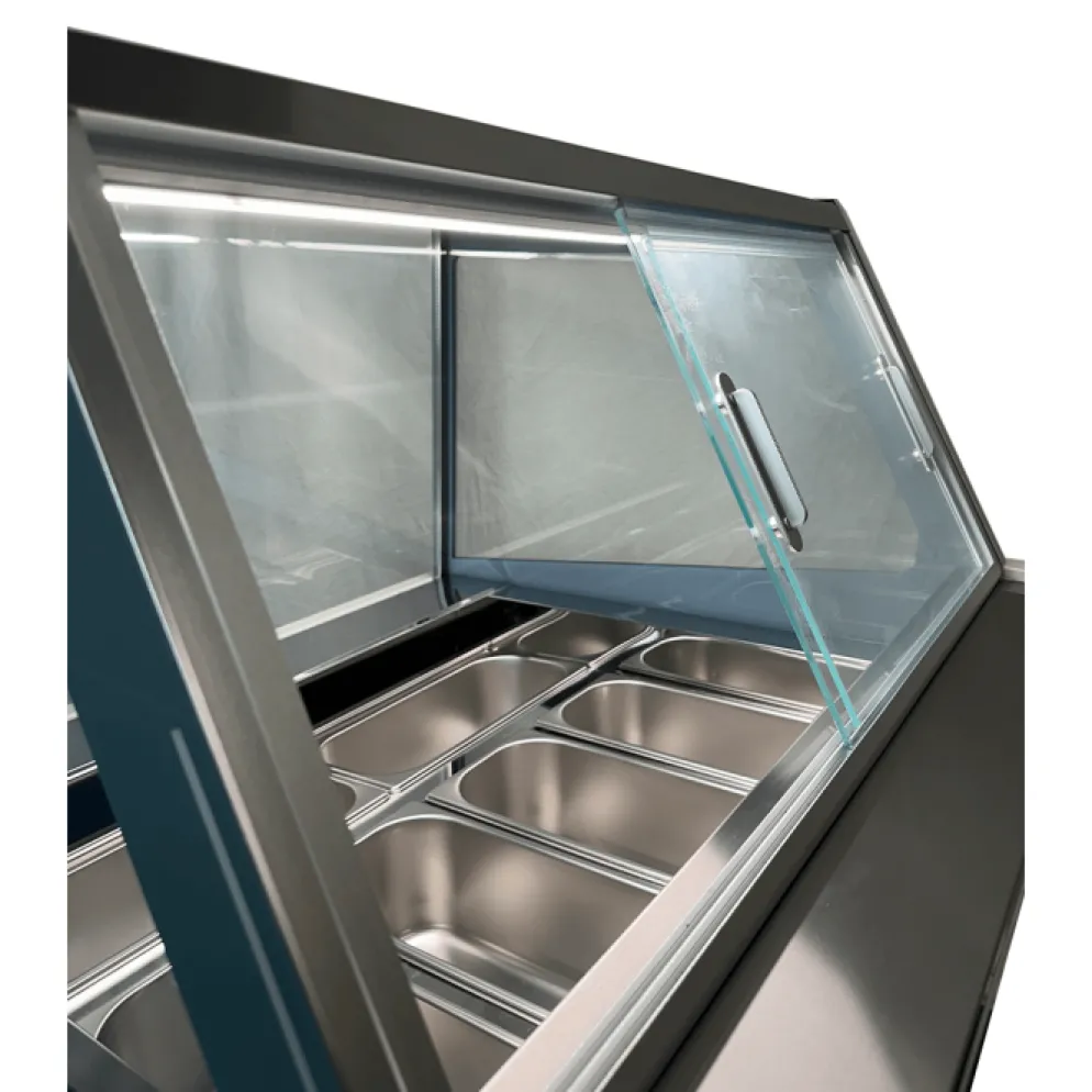 Combisteel Speiseeisvitrine Borneo 12×5 L 1610 mm