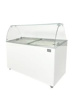 Combisteel Speiseeisvitrine Corsica 6×5 L Weiß 909 mm