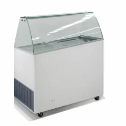 Combisteel Speiseeisvitrine Corsica 6×5 L Weiß 909 mm