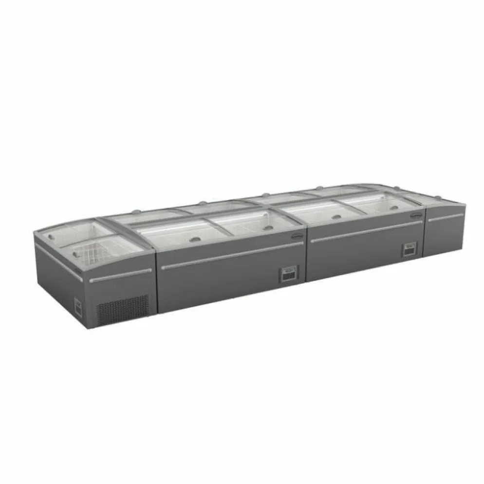 Combisteel Supermarkt Tiefkühltruhe Grau 630 L
