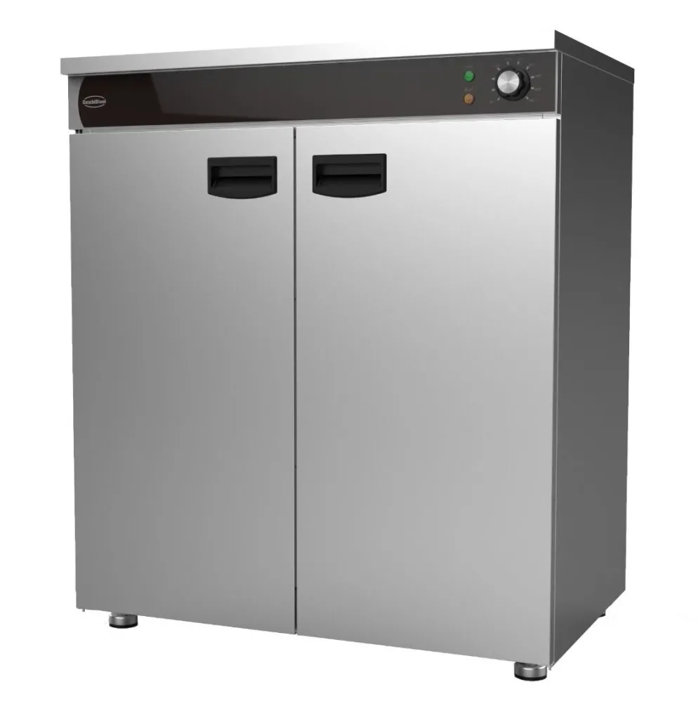 Combisteel Teller Wärmeschrank 2 Türen 750 mm, belüftet