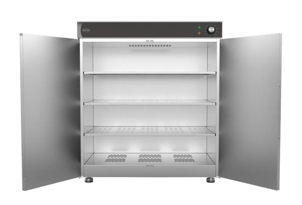 Combisteel Teller Wärmeschrank 2 Türen 750 mm, belüftet
