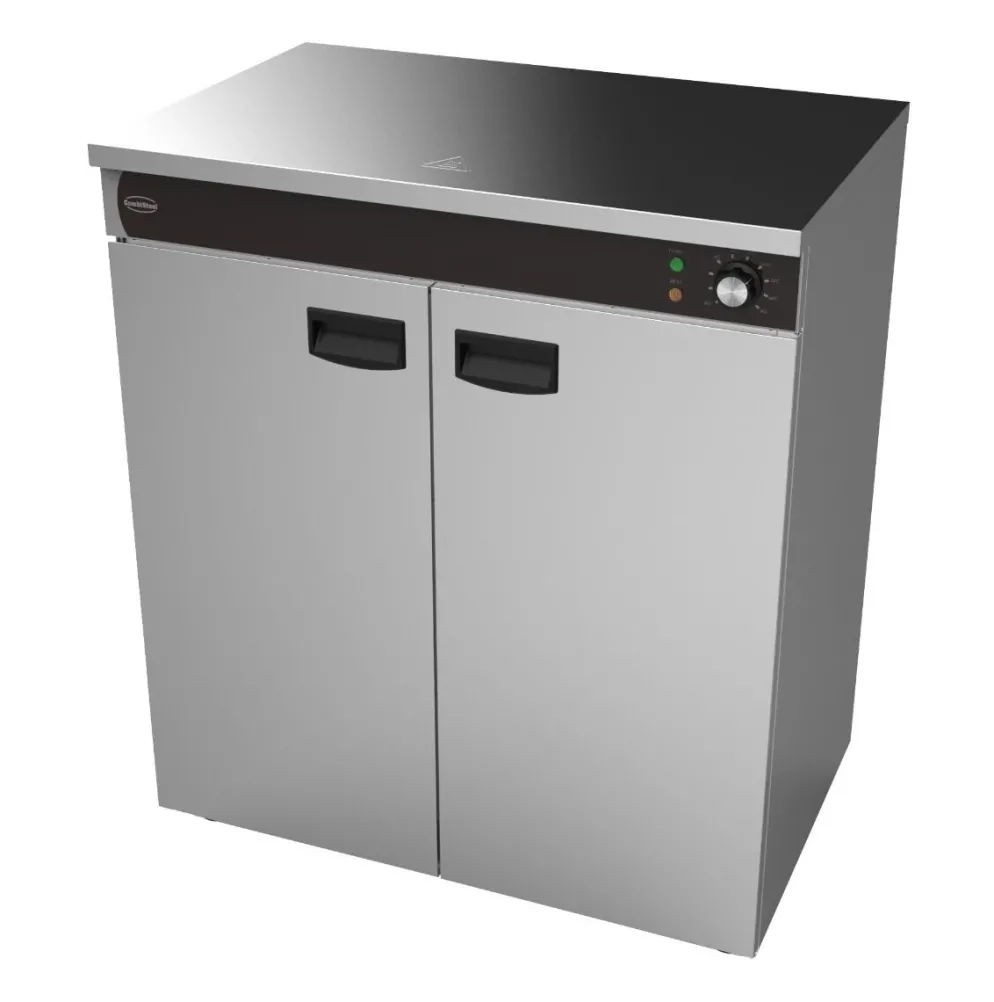 Combisteel Teller Wärmeschrank 2 Türen 750 mm, belüftet