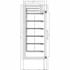Combisteel Tiefkühlschrank 1 Glastür Weiß 680 mm