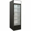 Combisteel Tiefkühlschrank 1 Glastür Schwarz 680 mm