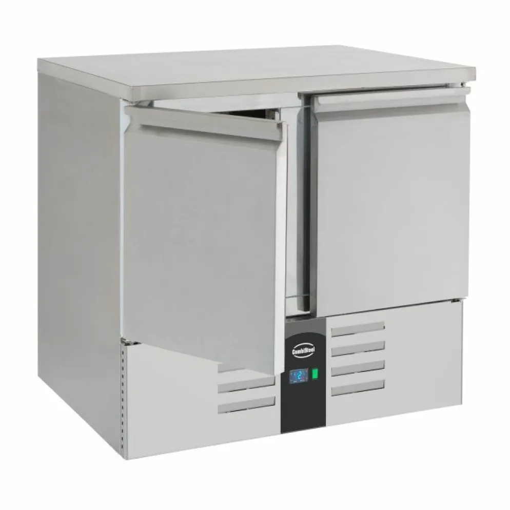 Combisteel Tiefkühltisch 2 Türen Edelstahl 943 mm