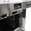 CombiSteel Umschaltbarer Kühl-/Tiefkühlschrank mit 2 Schubladen, 185 Liter