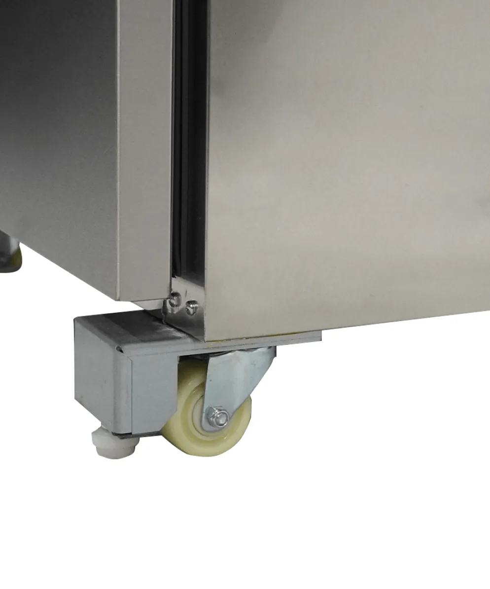 CombiSteel Umschaltbarer Kühl-/Tiefkühlschrank mit 2 Schubladen, 185 Liter
