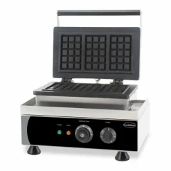 Combisteel Waffeleisen für 3 Brüsseler Waffeln