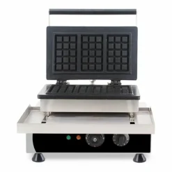 Combisteel Waffeleisen für 3 Brüsseler Waffeln