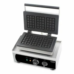 Combisteel Waffeleisen für 3 Brüsseler Waffeln