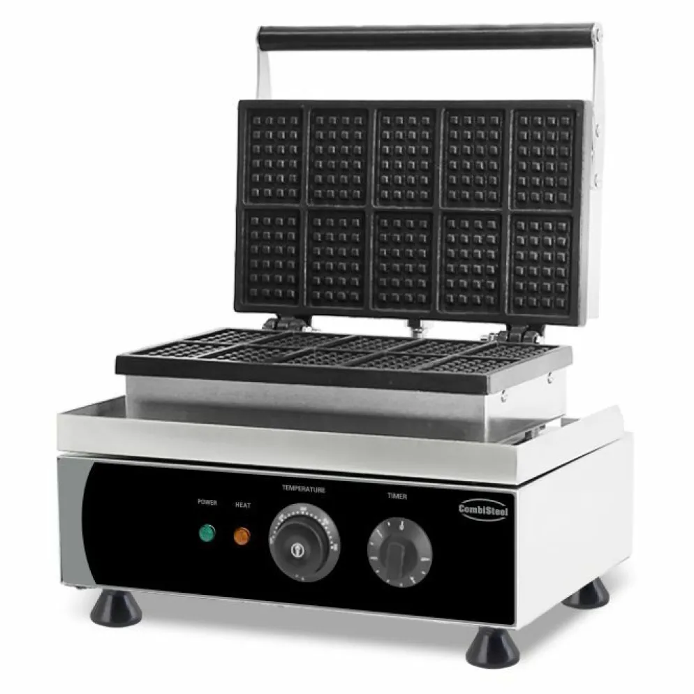 Combisteel Waffeleisen für 10 Brüsseler Waffeln