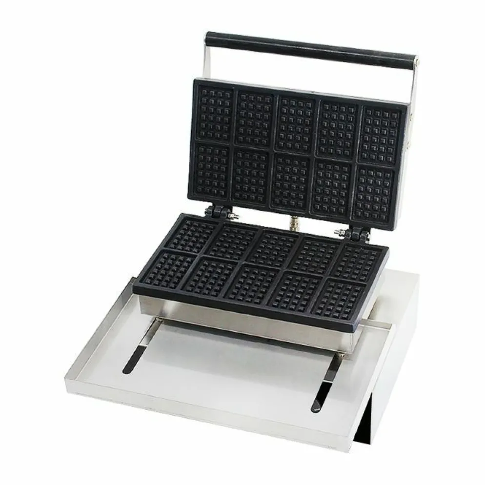 Combisteel Waffeleisen für 10 Brüsseler Waffeln