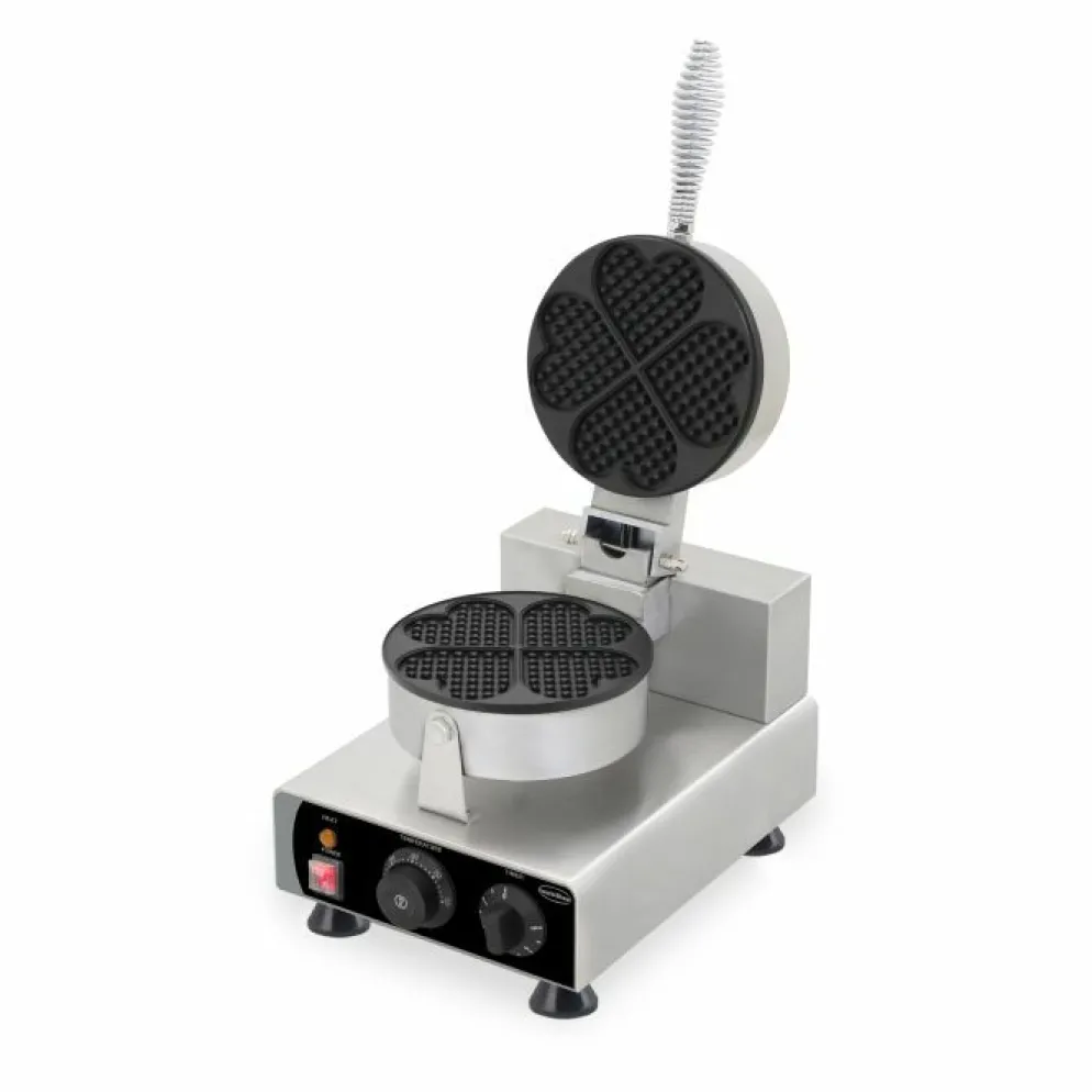 Combisteel Waffeleisen für 4 Herzwaffeln