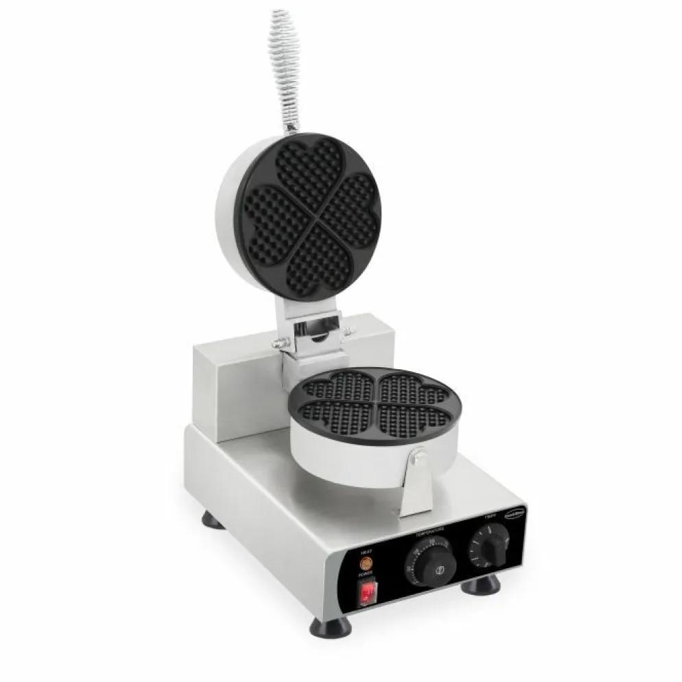 Combisteel Waffeleisen für 4 Herzwaffeln