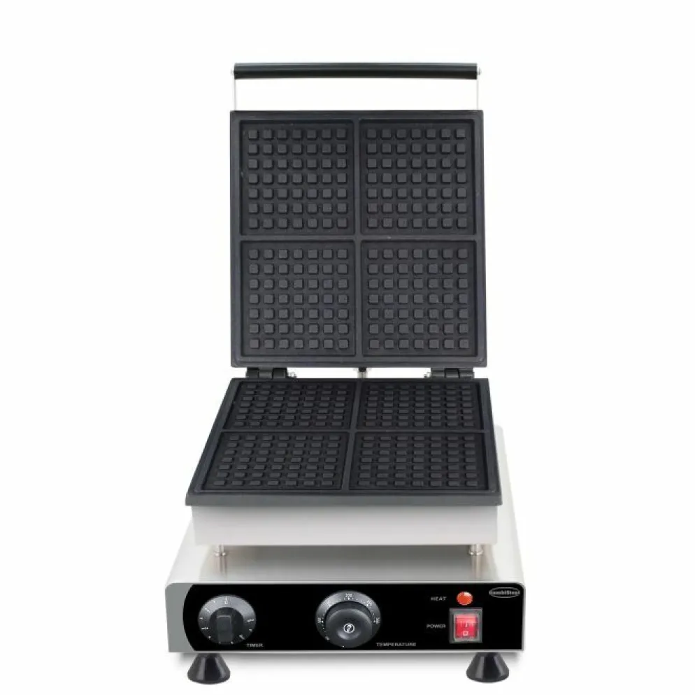 Combisteel Waffeleisen für 4 quadratische Waffeln