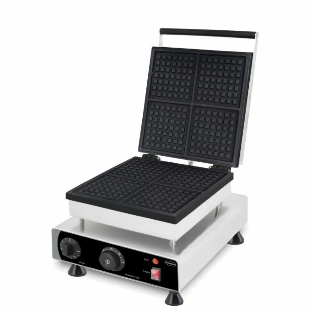 Combisteel Waffeleisen für 4 quadratische Waffeln