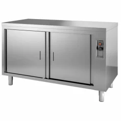 Combisteel Wärmeschrank 1000 mm Drehtüren Edelstahl