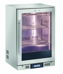Dry-Aging Reifeschrank, Unterbaugerät, 138 L, Silber, Breite 545x600 mm