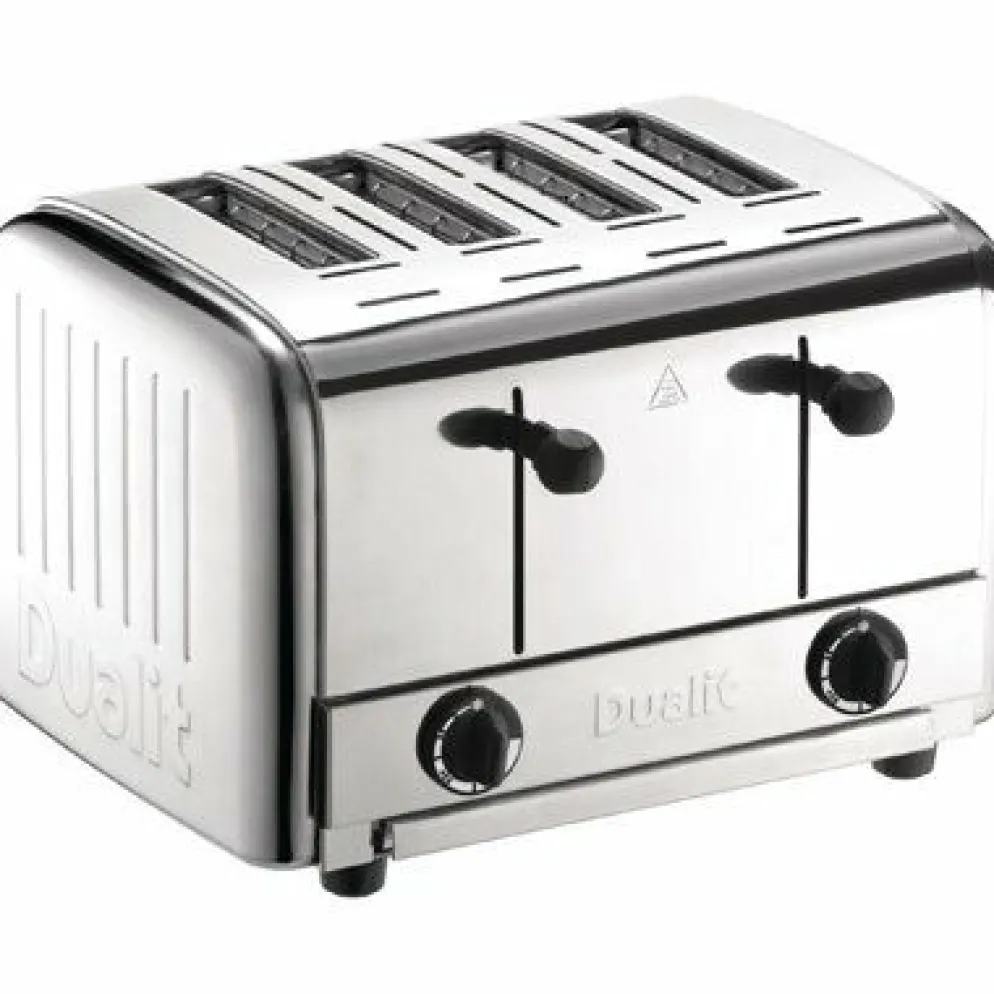 Dualit Toaster 49900 Edelstahl, 4 Scheiben Toaster