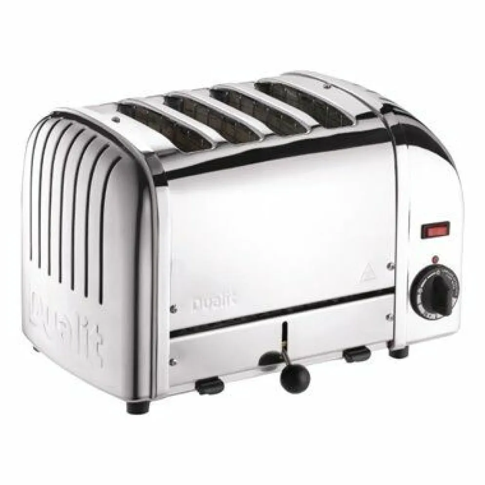 Dualit Toaster 40352 Edelstahl, 4 Scheiben Toaster