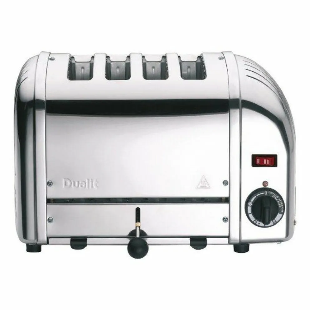 Dualit Toaster 40352 Edelstahl, 4 Scheiben Toaster