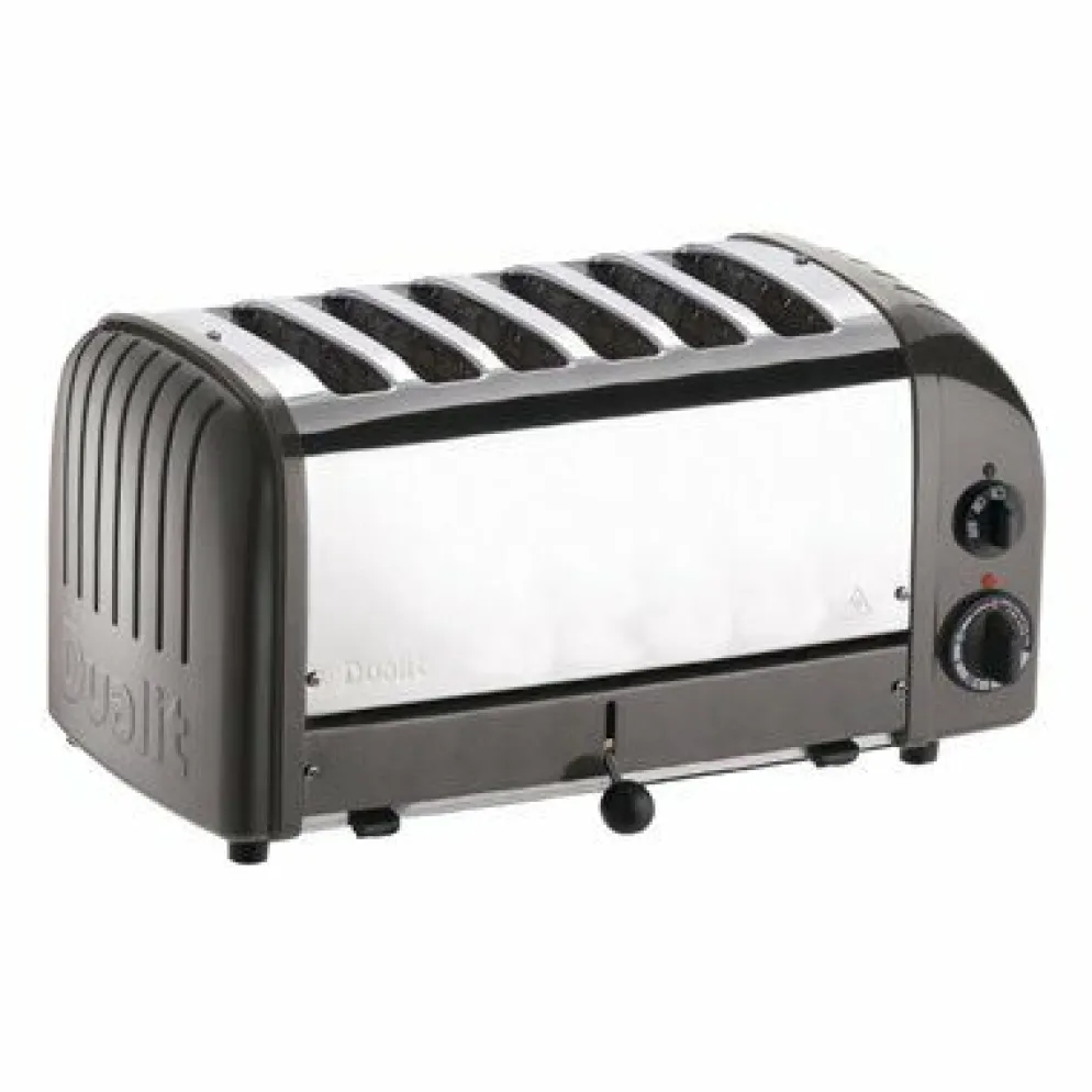 Dualit Toaster 60154 rot, 6 Scheiben