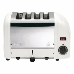 Dualit Toaster 40355 weiß, 4 Scheiben Toaster