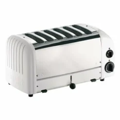Dualit Toaster 60146 weiß, 6 Scheiben Toaster