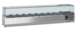 ecoFrost Aufsatzkühlvitrine für 9x 1/3 GN, 2000x395x435mm
