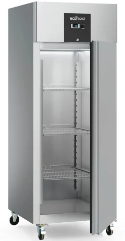 ecoFrost Edelstahl Kühlschrank RFS 1 Tür, 740x830x2010mm